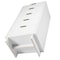 Manhattan Comfort Granville Tall 23.62 Narrow Dresser in White DR-5001 - alternate 10